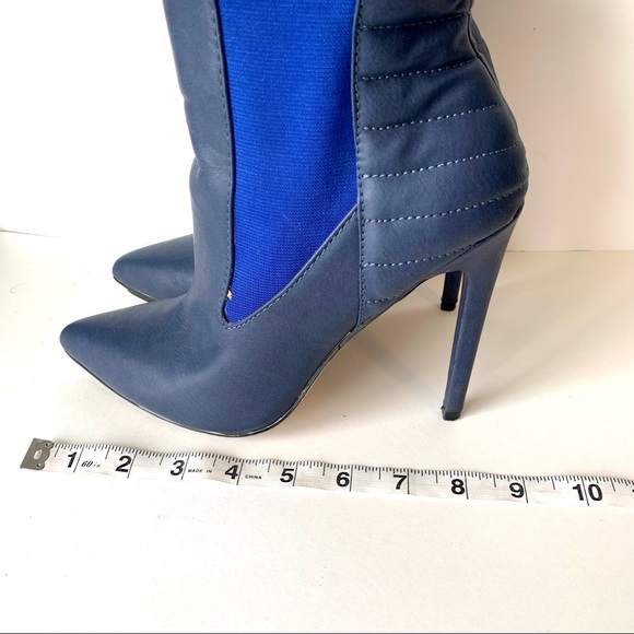 GX By GWEN SEFANI Navy Blue Booties—SZ. 7.5 - Picture 5 of 15